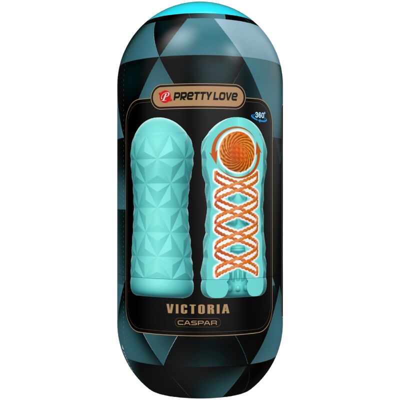 PRETTY LOVE - VICTORIA CASPAR MASTURBATOR AQUA GREEN PRETTY LOVE MALE