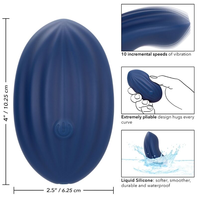 CALEXOTICS - CASHMERE VELVET CURVE BLUE CALEXOTICS