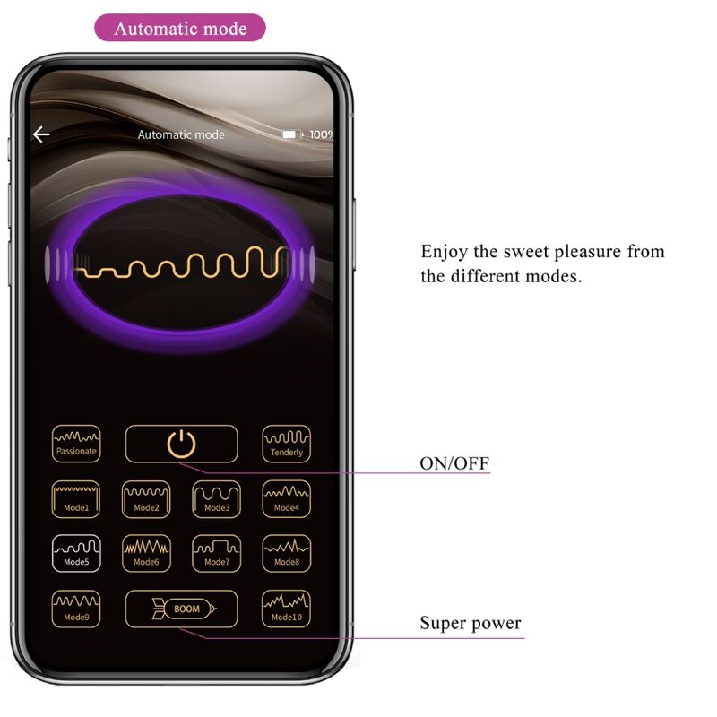 PRETTY LOVE - AUGUST REMOTE GLOBAL DOUBLE PLEASURE VIBRATOR PRETTY LOVE C-TYPE