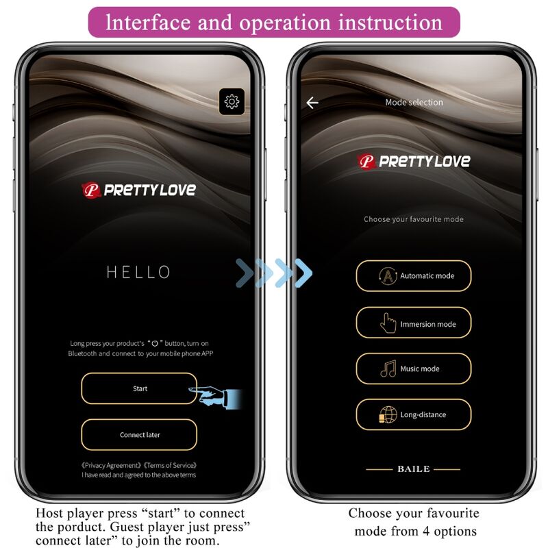 PRETTY LOVE - AUGUST REMOTE GLOBAL DOUBLE PLEASURE VIBRATOR PRETTY LOVE C-TYPE
