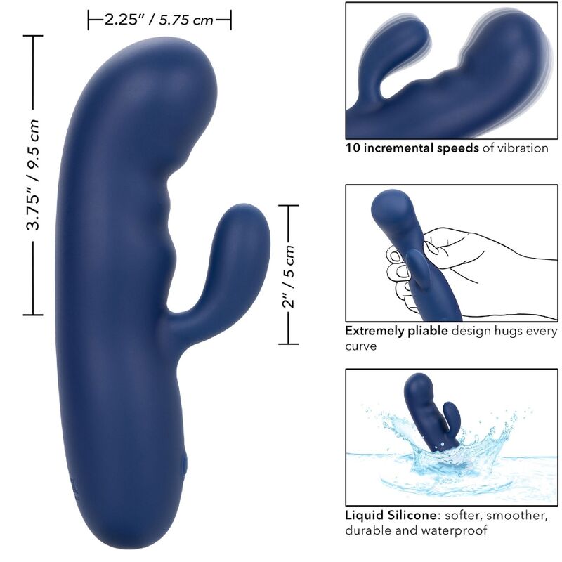 CALEXOTICS - CASHMERE SILK DUO BLUE CALEXOTICS