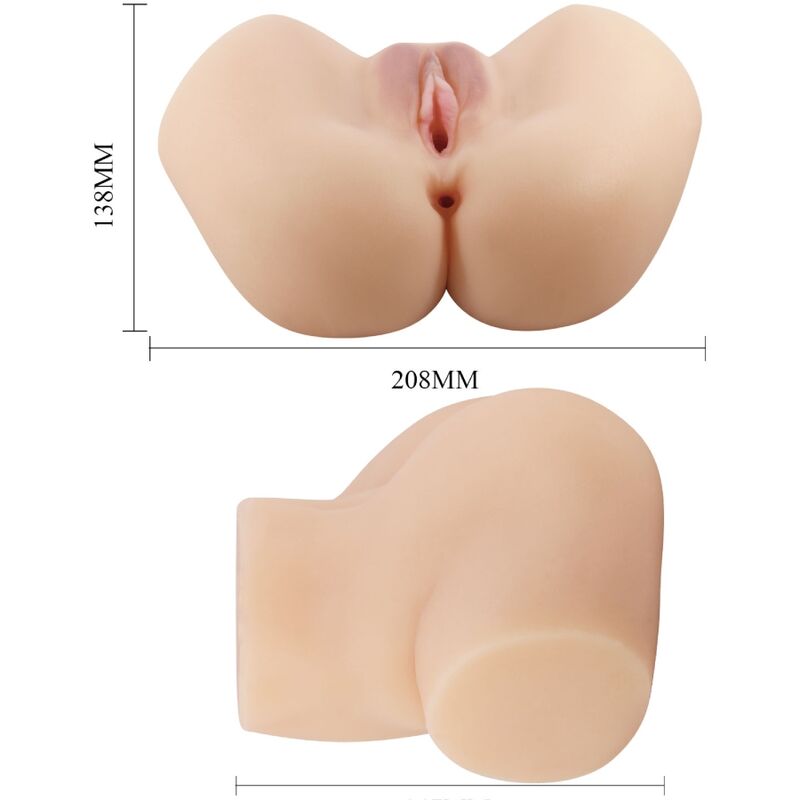CRAZY BULL - REALISTIC VAGINA AND ANUS HAILEY VIBRATOR CRAZY BULL