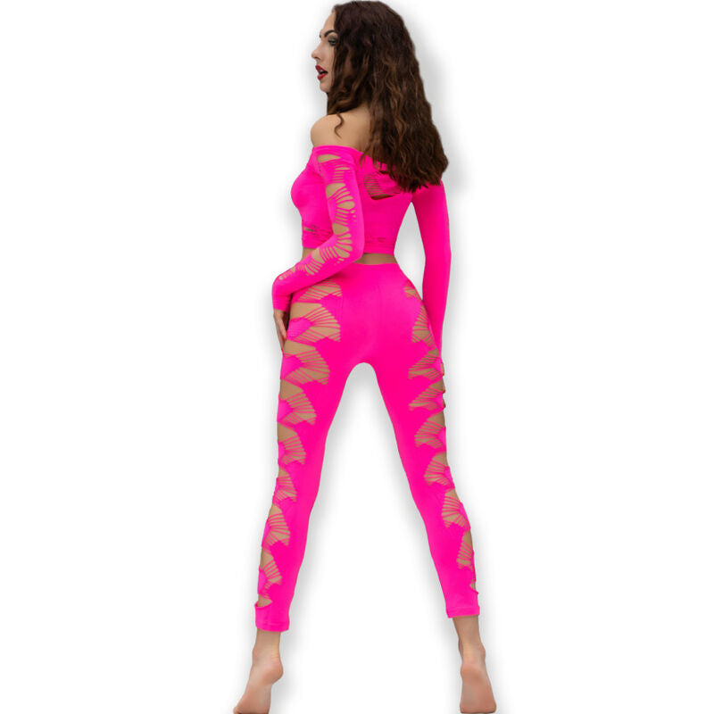 CHILIROSE - CR 4632 TOP & PANT FUCHSIA S/L CHILIROSE SETS