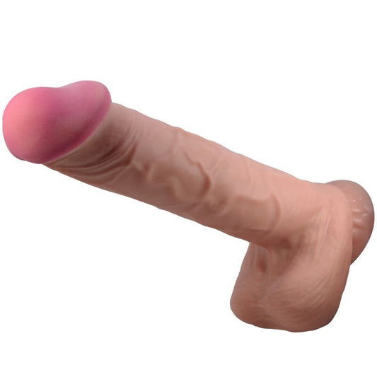 PRETTY LOVE - DILDO REALISTICO SERIE SLIDING SKIN CON VENTOSA SLIDING SKIN MARRONE 26 CM