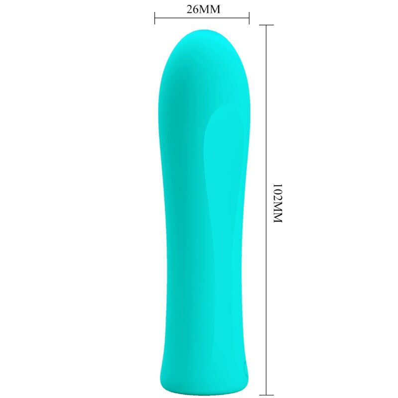 PRETTY LOVE - ALFREDA SUPER POWER VIBRATOR AQUA GREEN PRETTY LOVE FLIRTATION