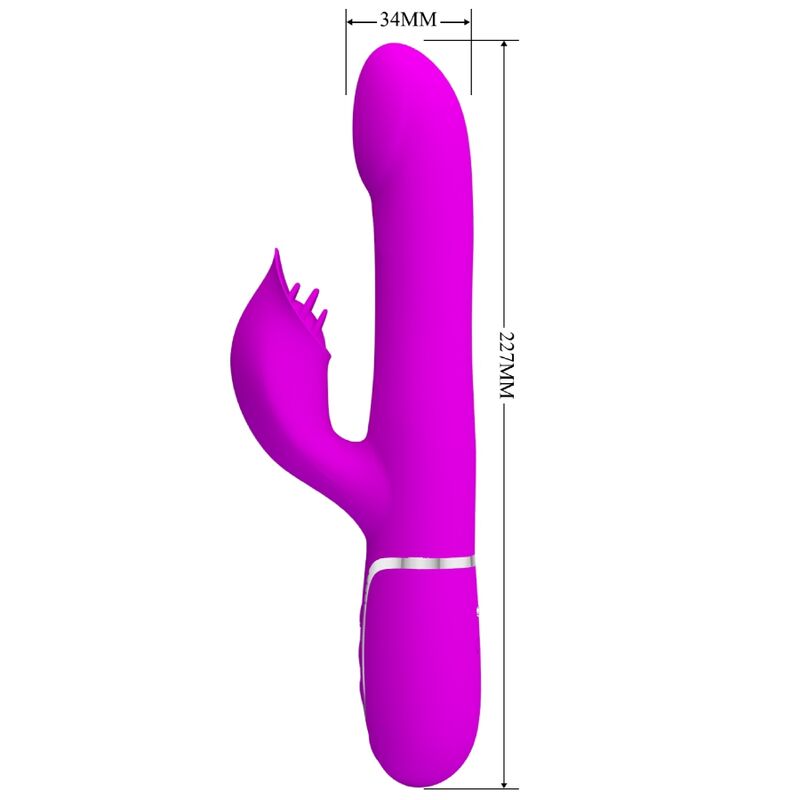 PRETTY LOVE - RABBIT VIBRATOR PEARLS VIOLET PRETTY LOVE FLIRTATION