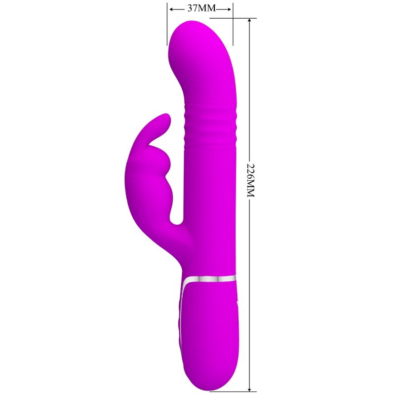 PRETTY LOVE - COALE RABBIT VIBRATOR PEARLS VIOLET PRETTY LOVE FLIRTATION