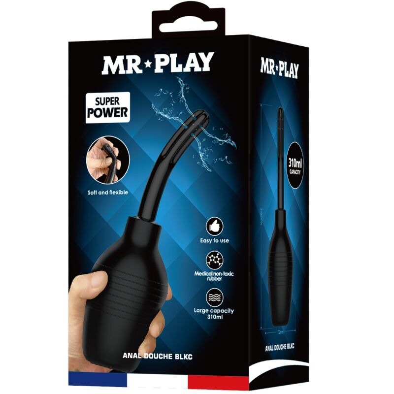 MR PLAY - ANAL DOUCHE BLKC SUPER POWER BLACK MR PLAY
