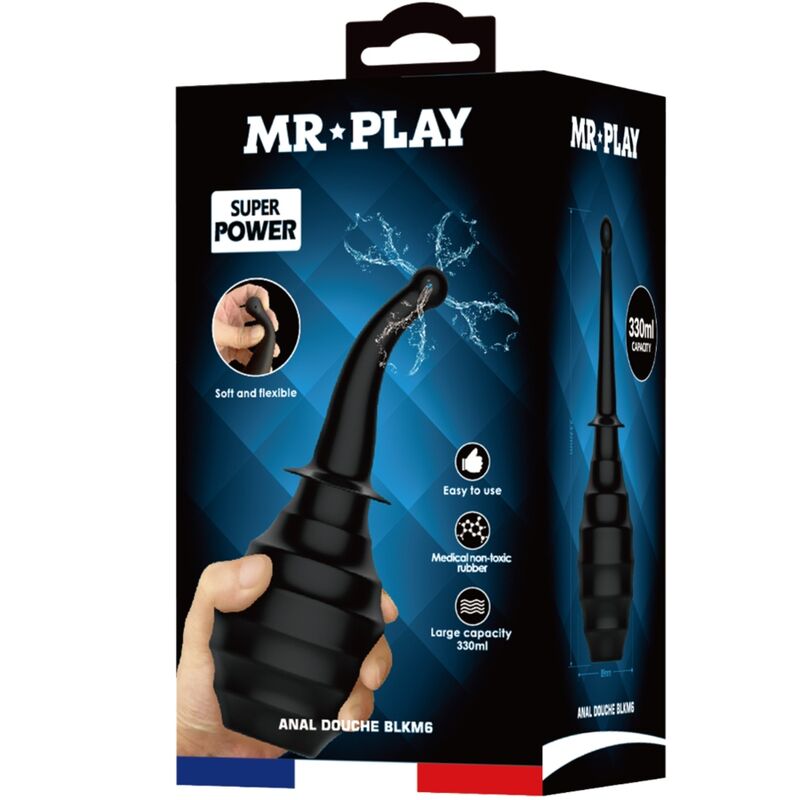 MR PLAY - ANAL DOUCHE BLKM6 SUPER POWER BLACK MR PLAY