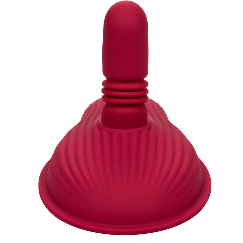 CALEXOTICS - RIDER MASSAGER DOUBLE MOTOR REMOTE CONTROL RED CALEXOTICS