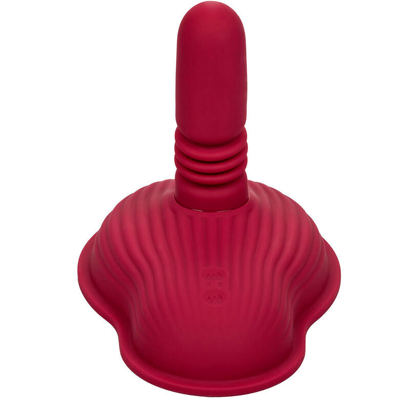 CALEXOTICS - RIDER MASSAGER DOUBLE MOTOR REMOTE CONTROL RED CALEXOTICS