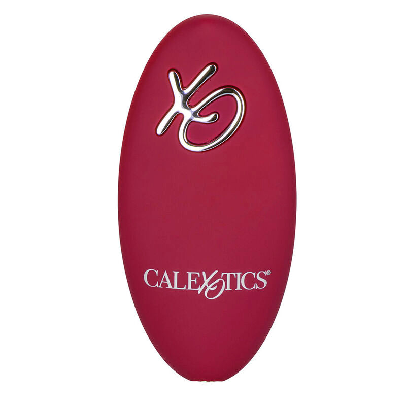 CALEXOTICS - RIDER MASSAGER DOUBLE MOTOR REMOTE CONTROL RED CALEXOTICS