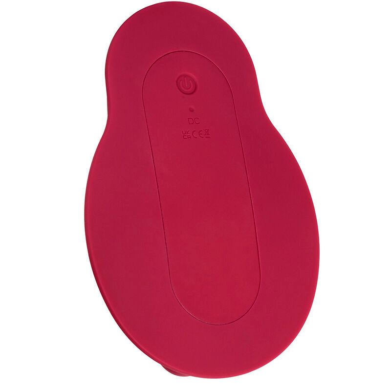 CALEXOTICS - RIDER MASSAGER DOUBLE MOTOR REMOTE CONTROL RED CALEXOTICS
