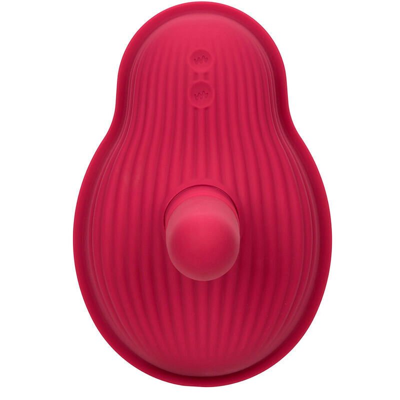 CALEXOTICS - RIDER MASSAGER DOUBLE MOTOR REMOTE CONTROL RED CALEXOTICS