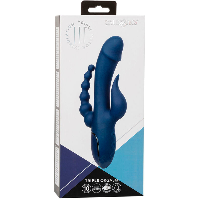 CALEXOTICS - VIBRATOR TRIPLE ORGASM BLUE CALEXOTICS