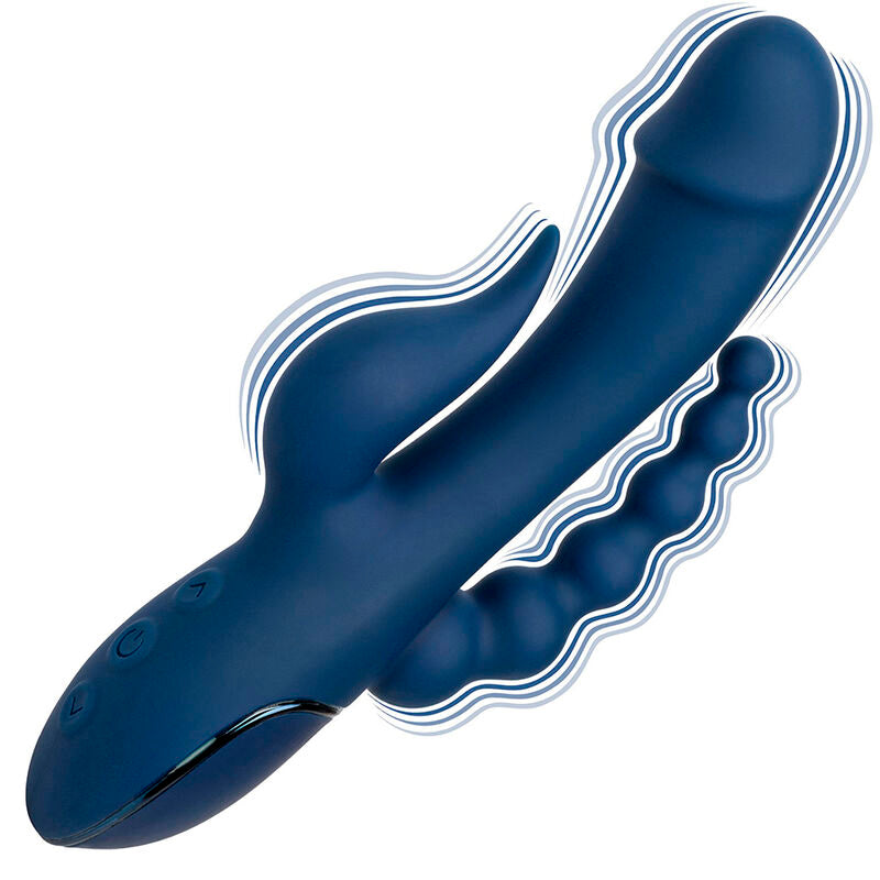 CALEXOTICS - VIBRATOR TRIPLE ORGASM BLUE CALEXOTICS
