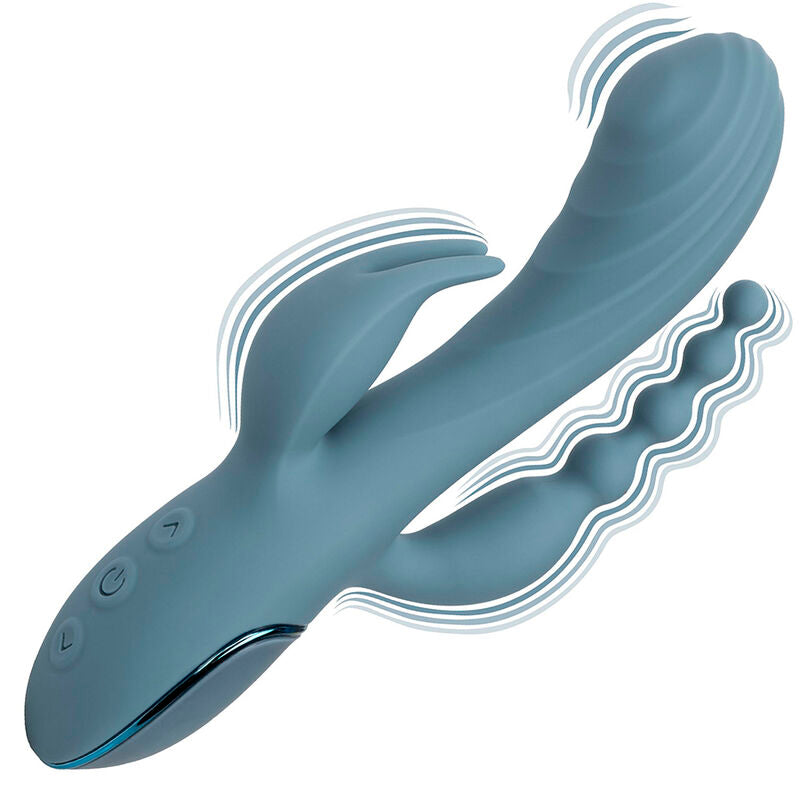 CALEXOTICS - VIBRATOR TRIPLE ECSTASY GREY CALEXOTICS