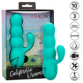 CALEXOTICS - VIBRADOR CONEJITO DEL MAR DIVA VERDE AGUA POR CALIFORNIA DREAMING