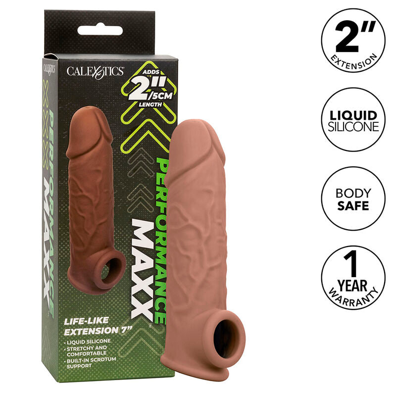 CALEXOTICS - PERFORMANCE MAXX LIFE-LIKE EXTENSION 7 BROWN SKIN CALEXOTICS