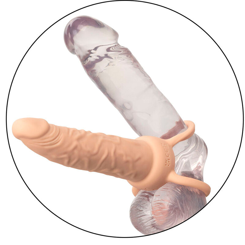 CALEXOTICS - PERFORMANCE MAXX RECHARGABLE DUAL PENETRATOR LIGHT SKIN CALEXOTICS