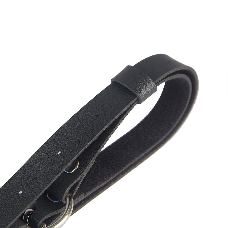 SUBBLIME - LEATHER BELT HARNESS BLACK ONE SIZE SUBBLIME FETISH