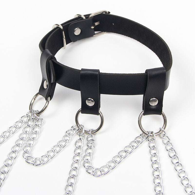 SUBBLIME - FULL BODY HARNESS WITH STAR CHAINDETAIL ONE SIZE SUBBLIME FETISH