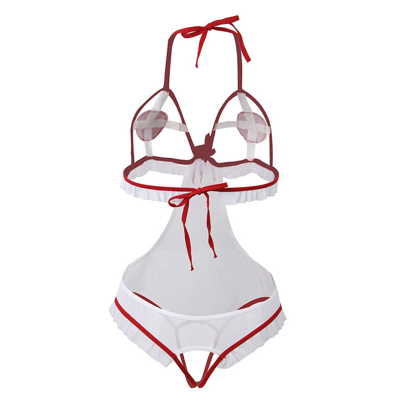 SUBBLIME - SEXY CROTCHLESS NURSE COSTUME L/XL SUBBLIME COSTUMES