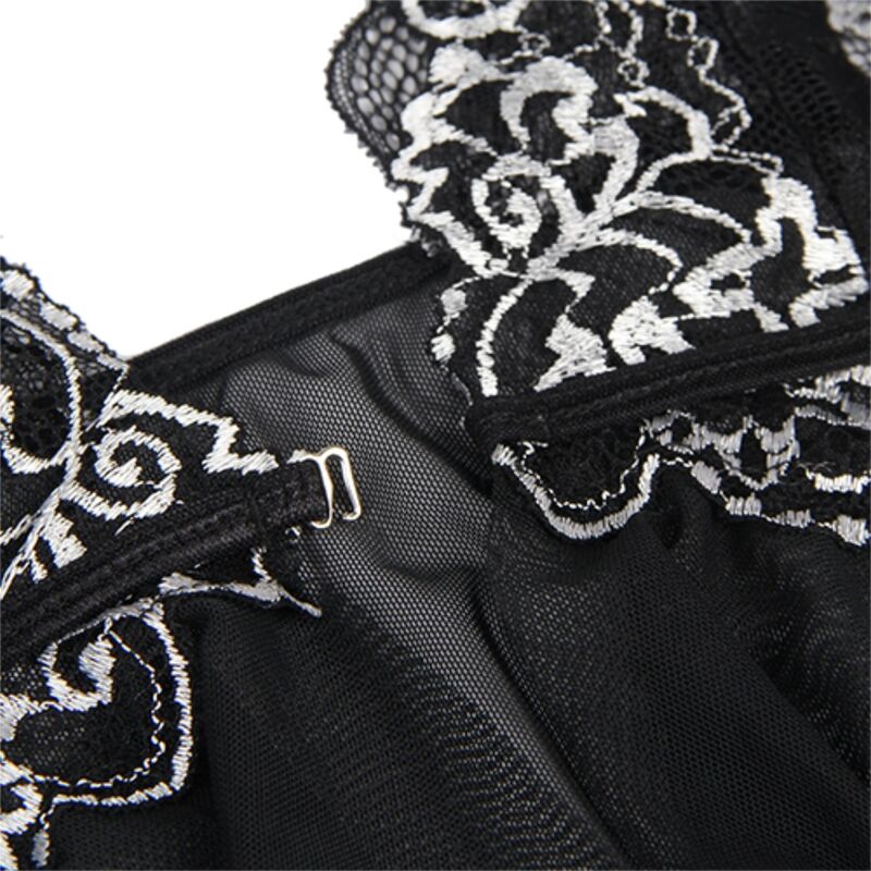 SUBBLIME - BABYDOLL FABRIC TULLE CHEST LACE S/M SUBBLIME BABYDOLLS