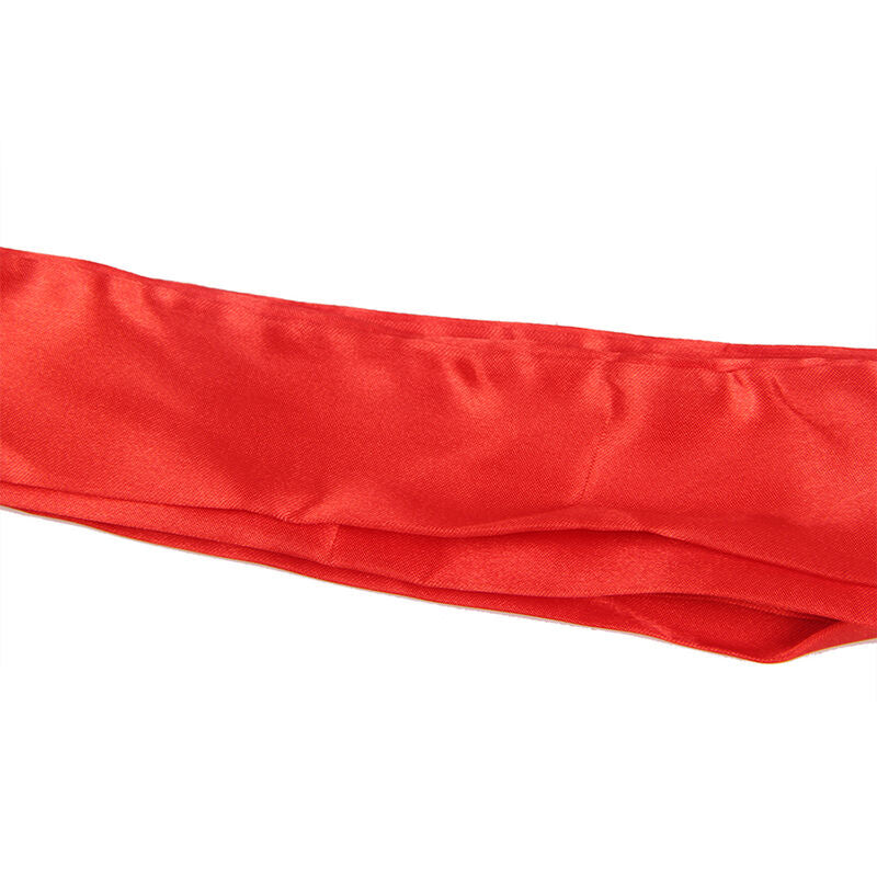 SUBBLIME - TRANSPARENT FABRIC ROBE WITH LACE DETAIL RED S/M SUBBLIME BABYDOLLS