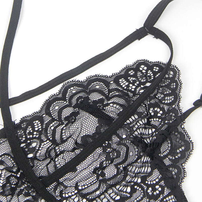 SUBBLIME - LACE BODY POLICE COSTUME BLACK S/M SUBBLIME COSTUMES