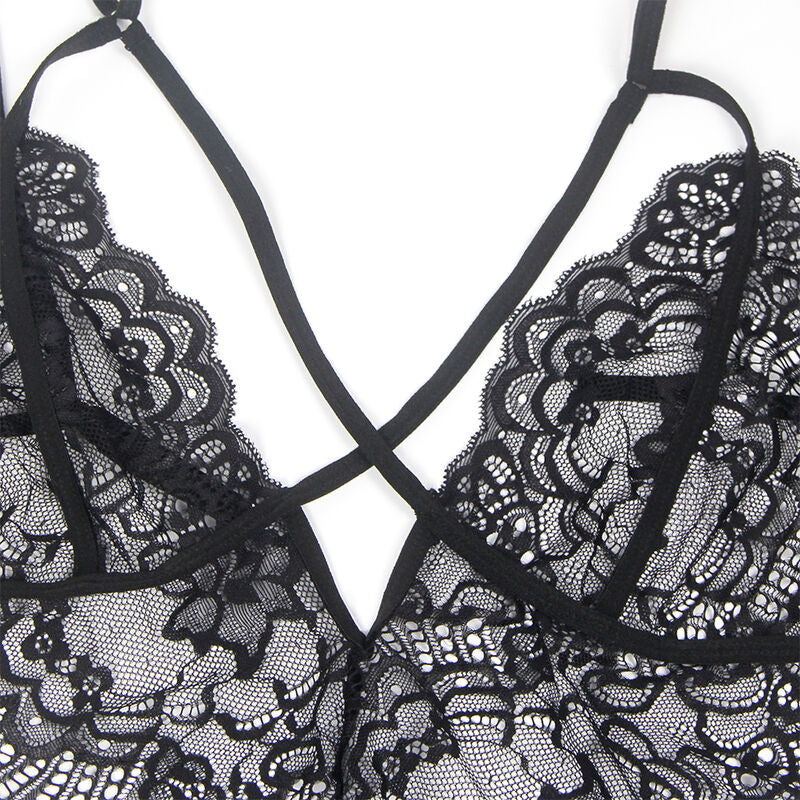 SUBBLIME - LACE BODY POLICE COSTUME BLACK S/M SUBBLIME COSTUMES