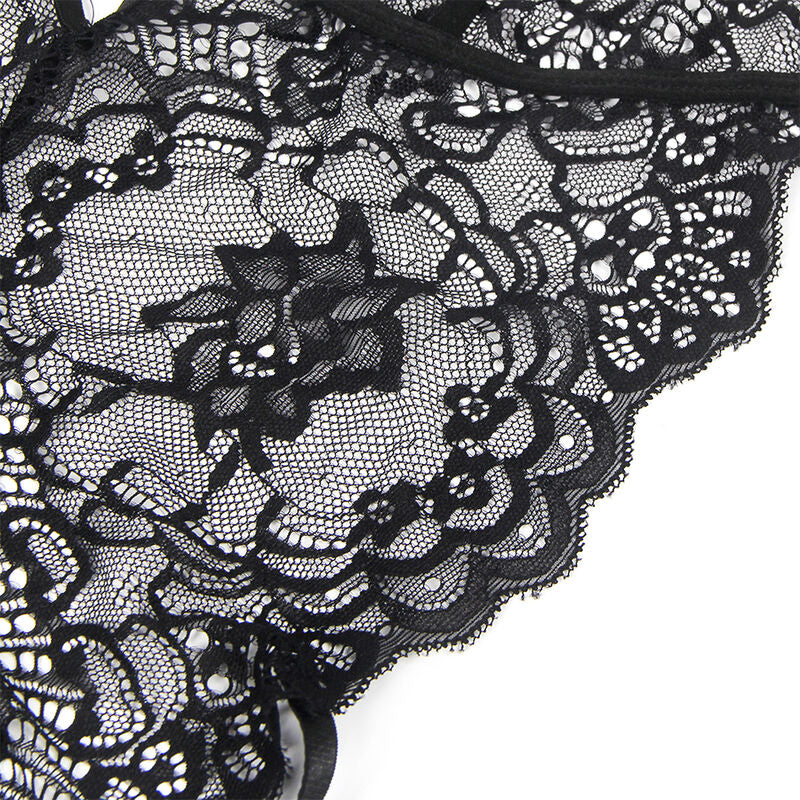 SUBBLIME - LACE BODY POLICE COSTUME BLACK L/XL SUBBLIME COSTUMES