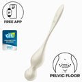 SATISFYER - BOLAS KEGEL VIBRATORIAS LOVE BIRDS BLANCAS