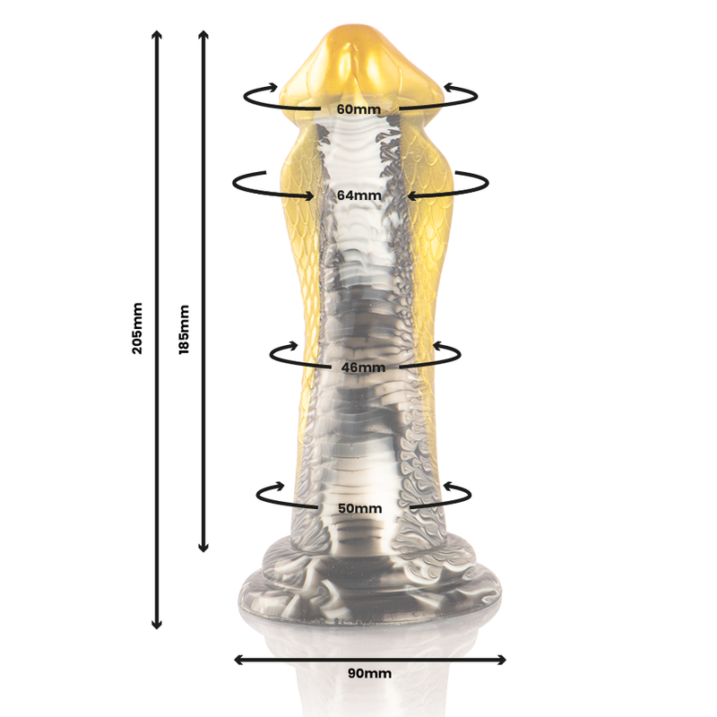 EPIC - DRAKON DILDO YELLOW COBRA EPIC