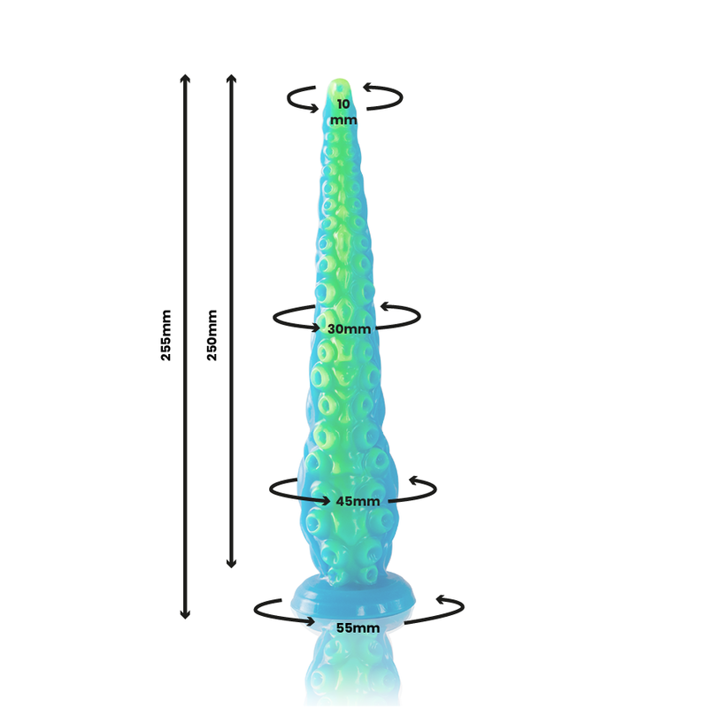 EPIC - SCYLLA FLUORESCENT THIN TENTACLE DILDO SMALL SIZE EPIC