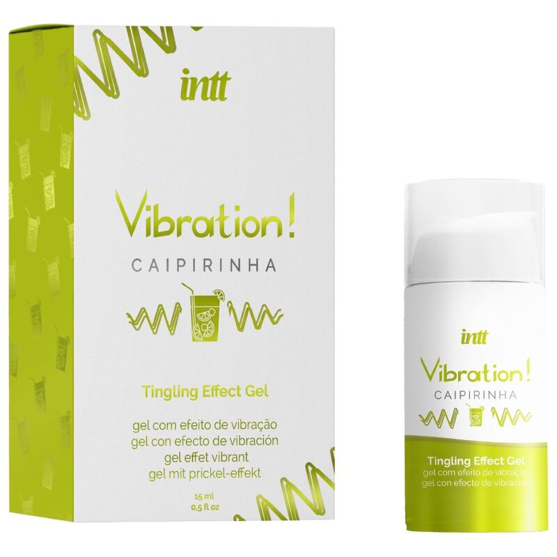 INTT - POWERFUL INTIMATE STIMULANT CAIPIRINHA LIQUID VIBRATOR GEL 15 ML INTT UNISEX AROUSAL GEL
