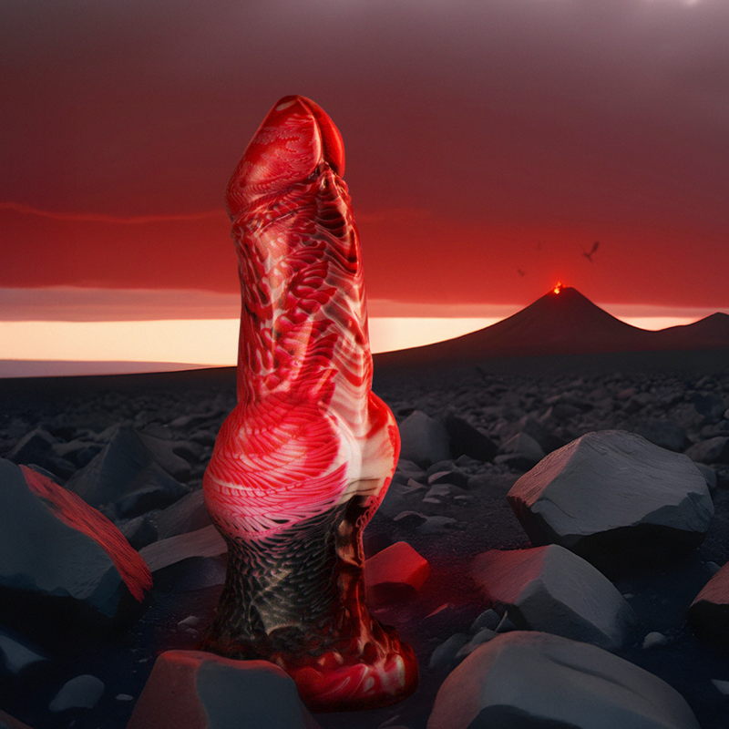 EPIC - HELIOS DILDO WITH TESTICLES HEAT AND ECSTASY EPIC