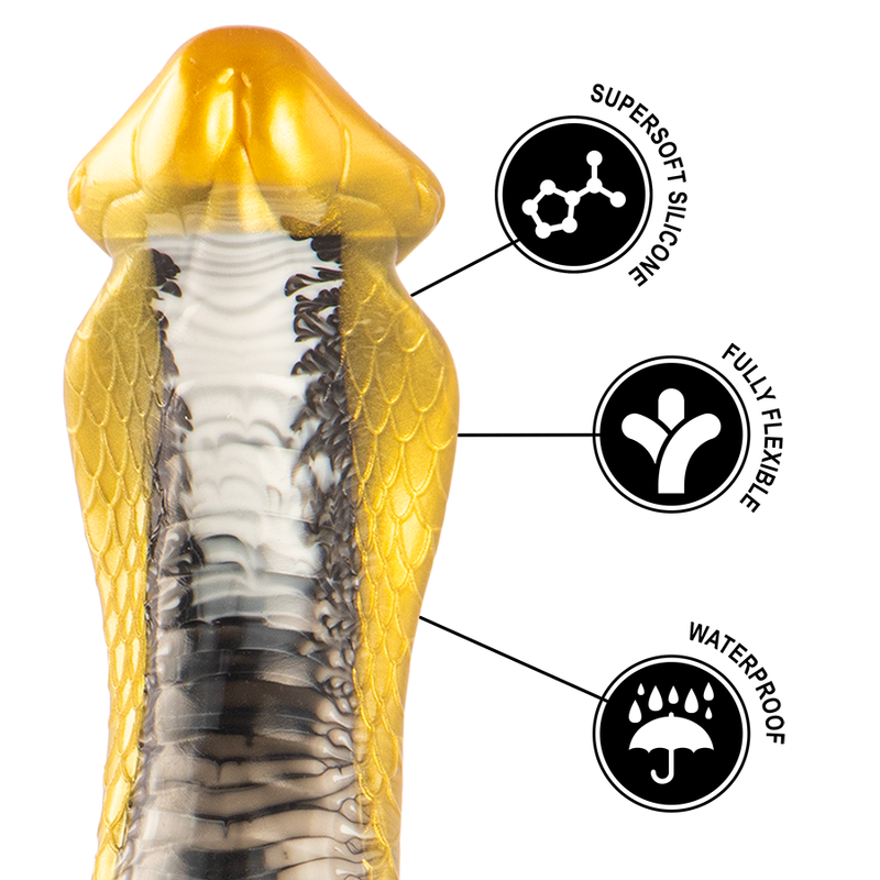 EPIC - DRAKON DILDO YELLOW COBRA EPIC