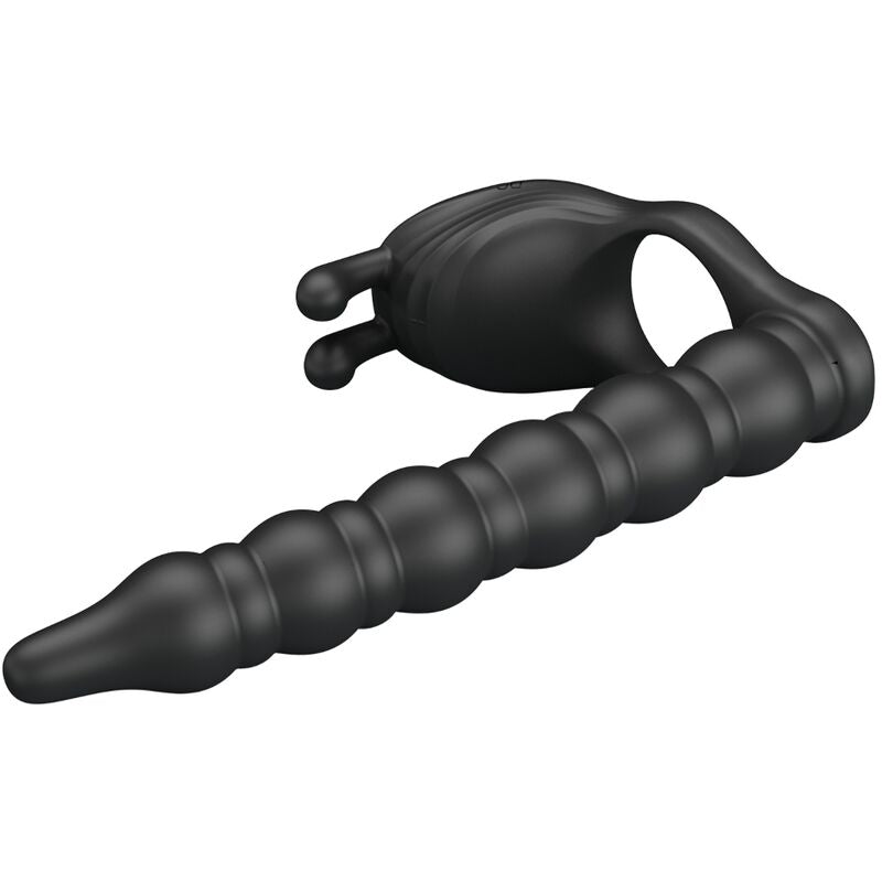 PRETTY LOVE - BLACKNEY PENIS RING WITH BLACK VIBRATOR PLUG PRETTY LOVE PARTY UP