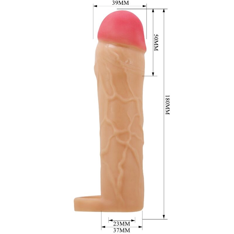 PRETTY LOVE - CHANE PENIS EXTENDER COVER FLESH PRETTY LOVE PARTY UP