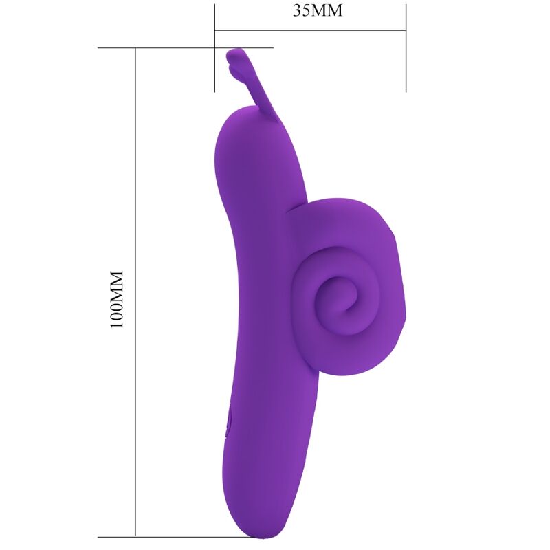 PRETTY LOVE - SNAIL POWERFUL PURPLE FINGER STIMULATOR PRETTY LOVE