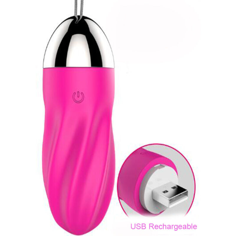 ARMONY - SWEETY SPIRAL VIBRATING EGG REMOTE CONTROL PINK ARMONY STIMULATORS