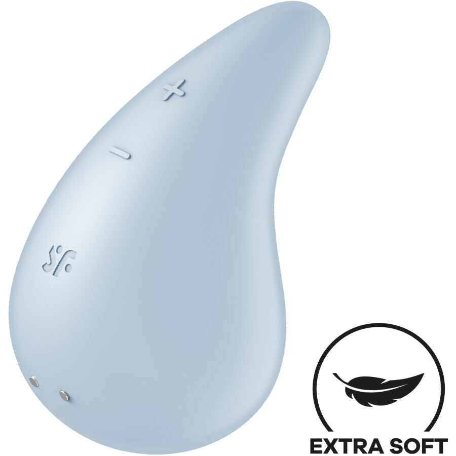 SATISFYER - DEW DROP VIBRATOR LAY-ON BLUE SATISFYER LAYONS