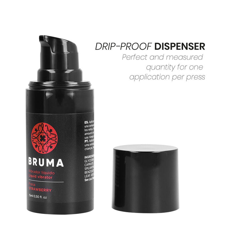 BRUMA - LIQUID VIBRATOR ULTRA SLIDING STRAWBERRY 15 ML BRUMA
