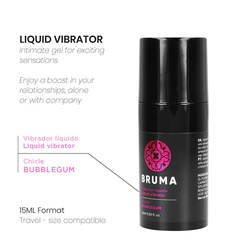BRUMA - LIQUID VIBRATOR ULTRA SLIDING BUBBLEGUM 15 ML BRUMA