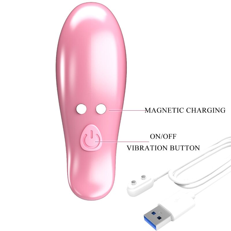 PRETTY LOVE - LEAF VIBRATING NIPPLE CLAMPS PINK PRETTY LOVE FLIRTATION