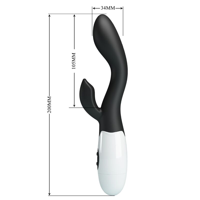 PRETTY LOVE - BRIGHTY G-SPOT VIBRATOR BLACK PRETTY LOVE FLIRTATION