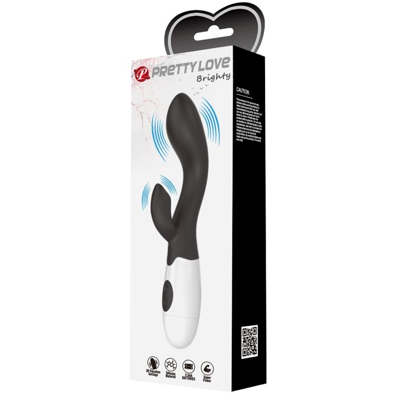 PRETTY LOVE - BRIGHTY G-SPOT VIBRATOR BLACK PRETTY LOVE FLIRTATION