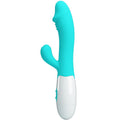 PRETTY LOVE - VIBRADOR PUNTO G SNAPPY VERDE AGUA