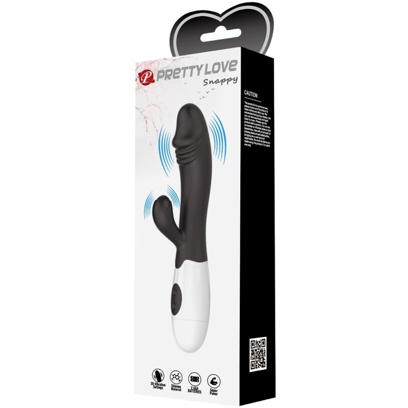 PRETTY LOVE - SNAPPY G-SPOT VIBRATOR BLACK PRETTY LOVE FLIRTATION